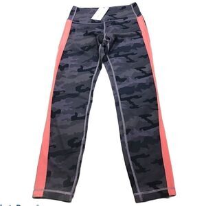 Thrive Societe Camo Print Mesh Side Panel Leggings